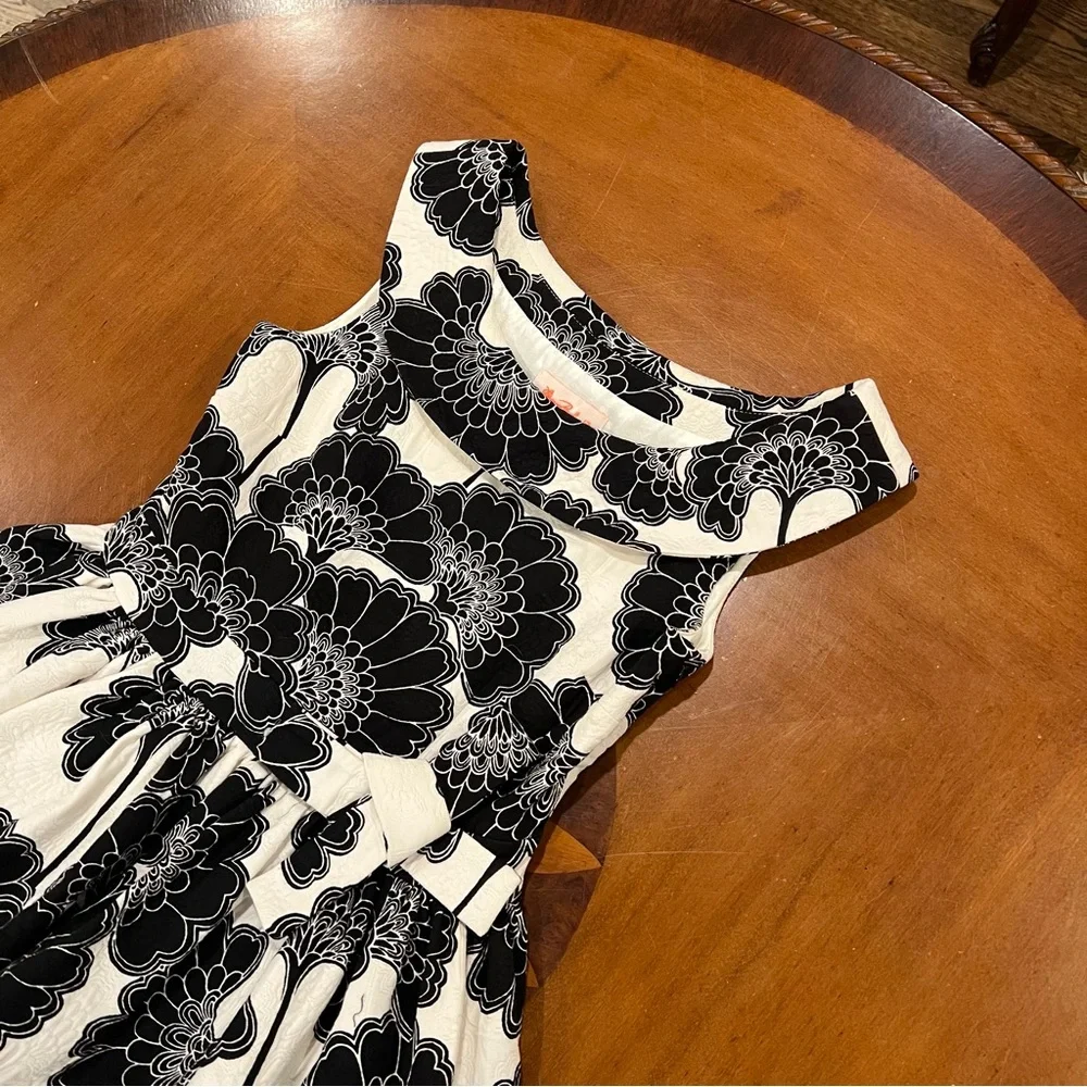 Kate Spade x Florence Broadhurst Cameo Party Dress Japanese Floral 4 Black/White